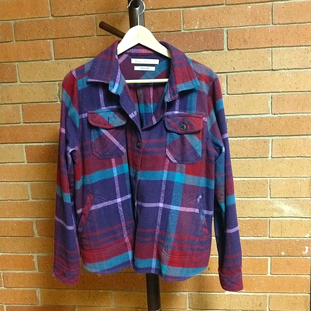 Chunky Flannel Shirt Jacket